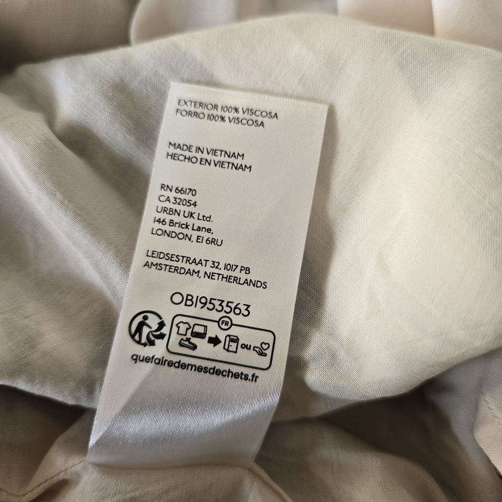 🌻NWT Maeve Silky Asymmetrical Midi Skirt, Size XL - Picture 9 of 9